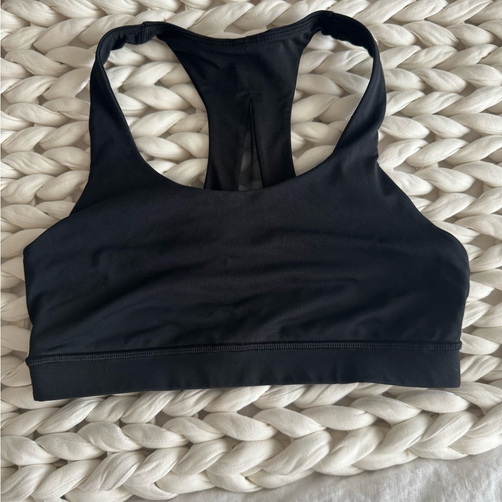 Lululemon Black Invigorate Sports Bra